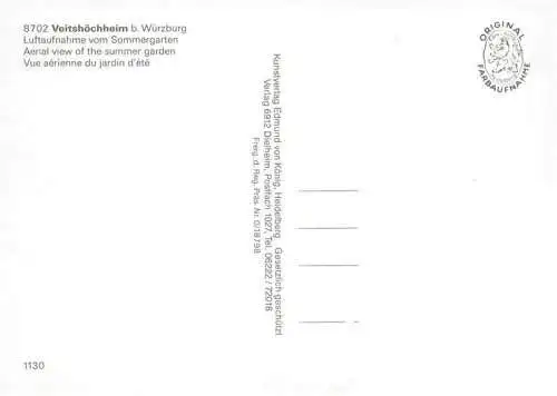 AK / Ansichtskarte 73972141 Veitshoechheim Fliegeraufnahme