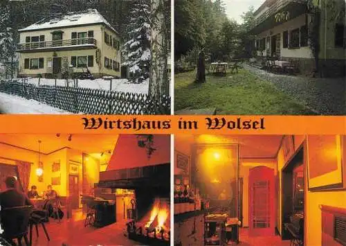 AK / Ansichtskarte 73972149 St_Martin_Pfalz Wirtshaus im Wolsel Kaminzimmer Gaststube Garten