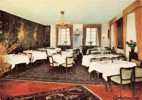 AK / Ansichtskarte 73972151 Wahlscheid_Siegkreis Hochzeitsschloss Hotel Restaurant Auel Gobelinsaal