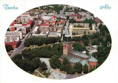 AK / Ansichtskarte  Turku_Abo_Suomi Fliegeraufnahme The Cathedral