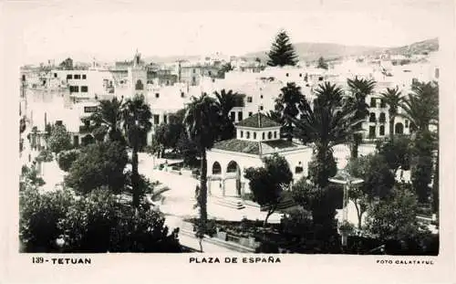 AK / Ansichtskarte  Tetuan_Tetouan_Maroc Plaza de Espana