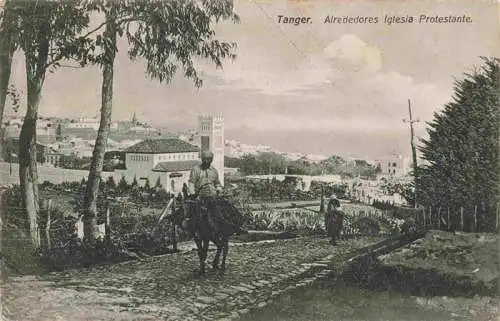 AK / Ansichtskarte 73972269 TANGER_Tangier_Tangiers_Maroc Alrededores Iglesia Protestante