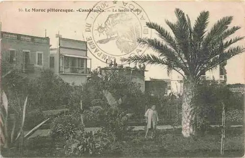 AK / Ansichtskarte 73972272 Casablanca_Maroc Jardin Public