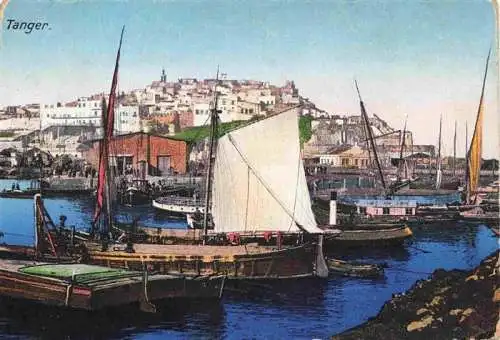 AK / Ansichtskarte  TANGER_Tangier_Tangiers_Maroc Hafen