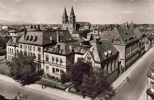 AK / Ansichtskarte  Landau__Pfalz Englisches Institut mit Marienkirche