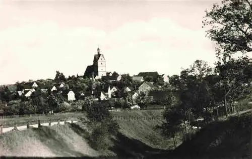 AK / Ansichtskarte  Ziegelheim_Thueringen Ansicht mit Kirche