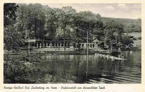 AK / Ansichtskarte 73972311 Bad_Lauterberg Badeanstalt am Wiesenbeker Teich Kneipp-Heilbad
