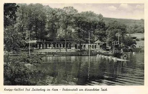 AK / Ansichtskarte  Bad_Lauterberg Badeanstalt am Wiesenbeker Teich Kneipp-Heilbad