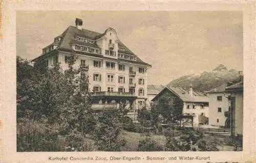 AK / Ansichtskarte  Zuoz_GR Kurhotel Concordia