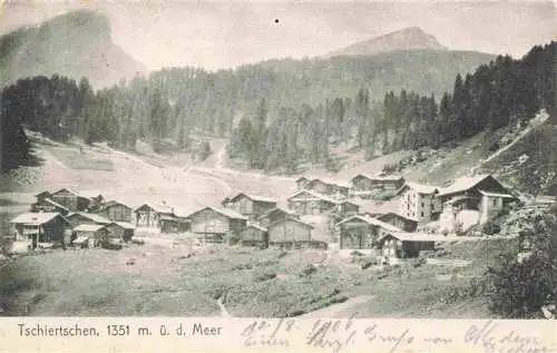 AK / Ansichtskarte  Tschiertschen_GR Panorama