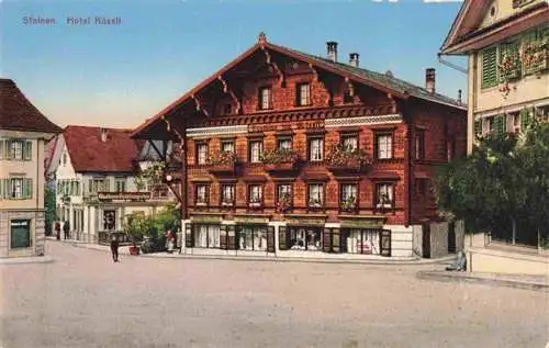 AK / Ansichtskarte  Steinen_Lauerzersee_Lowerzersee_SZ Hotel Roessli