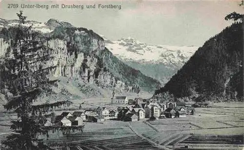 AK / Ansichtskarte  Unteriberg_Unter-Iberg_SZ mit Drusberg und Forstberg