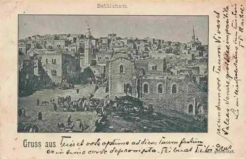 AK / Ansichtskarte  Bethlehem__Yerushalayim_Israel Stadtblick