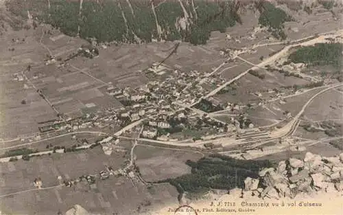 AK / Ansichtskarte  CHAMONIX_74_Haute-Savoie vu a vol d'oiseau