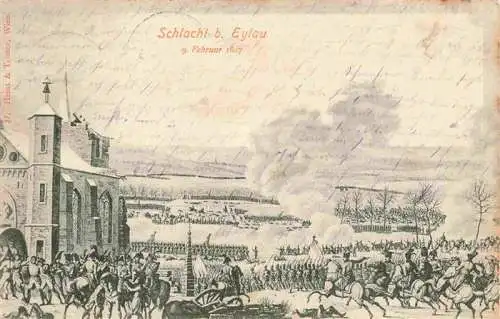 AK / Ansichtskarte  Eylau_Preussisch_Eylau_Ilawa_Poland Schlacht bei Eylau 1807