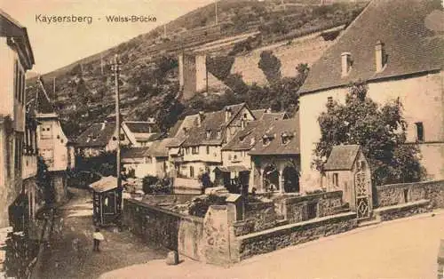 AK / Ansichtskarte  Kaysersberg_68_Haut_Rhin Weiss Bruecke
