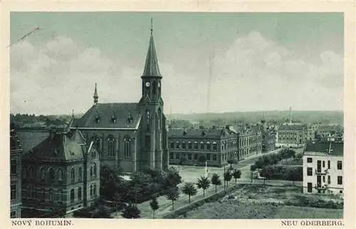 AK / Ansichtskarte  Neu-Oderberg_Novy-Bohumin_Bohumin_CZ Panorama mit Kirche