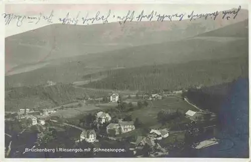 AK / Ansichtskarte  Brueckenberg_Krummhuebel_Riesengebirge_PL mit Schneekoppe