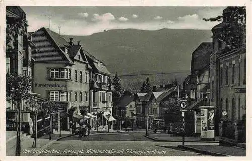 AK / Ansichtskarte  Schreiberhau_Szklarska_Poreba_Riesengebirge_PL Wilhelmstrasse mit Schneegrubenbaude