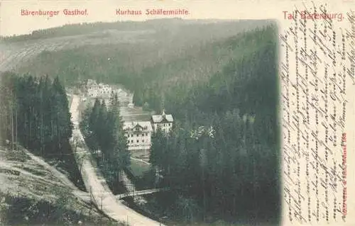 AK / Ansichtskarte  Baerenburg_Sachsen Baerenburger Gasthof Kurhaus Schaefermuehle