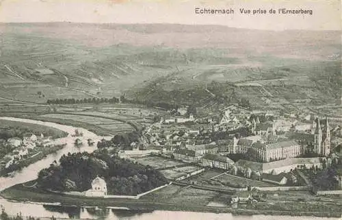 AK / Ansichtskarte 73972556 Echternach_Luxembourg Vue prise de l'Ernzerberg