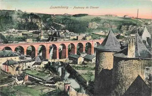 AK / Ansichtskarte  LUXEMBOURG__Luxemburg Faubourg de Clausen