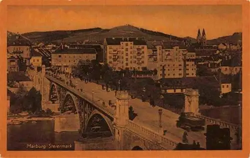 AK / Ansichtskarte  Marburg_Drau_MARIBOR_Steiermark_Slovenia Drau-Bruecke Stadtpanorama