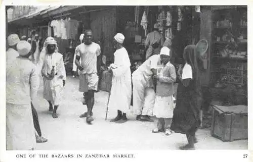 AK / Ansichtskarte  Zanzibar_Sansibar_Tanzania One of the bazaars