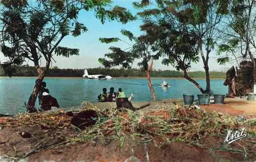 AK / Ansichtskarte  Abidjan_Cote_d_Ivoire_Elfenbeinkueste La Baie du Banco Wasserflugzeug