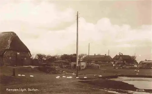 AK / Ansichtskarte  Kampen__Sylt Dorfstrasse