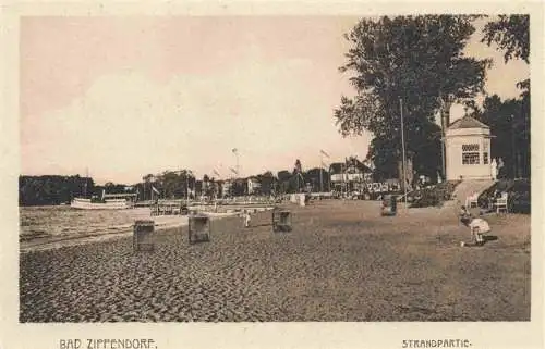 AK / Ansichtskarte  Bad_Zippendorf_Schwerin Strandpartie