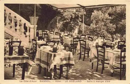 AK / Ansichtskarte  BANDOL-SUR-MER_83_Var Hôtel Le Goéland Salle à manger d'été