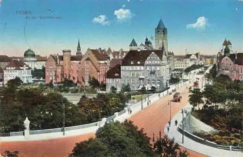 AK / Ansichtskarte  Posen__POZNAN_PL An der Schlossbruecke Feldpost