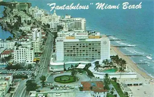 AK / Ansichtskarte 73972641 Miami_Beach Seville Hotel Atlantic Ocean aerial view