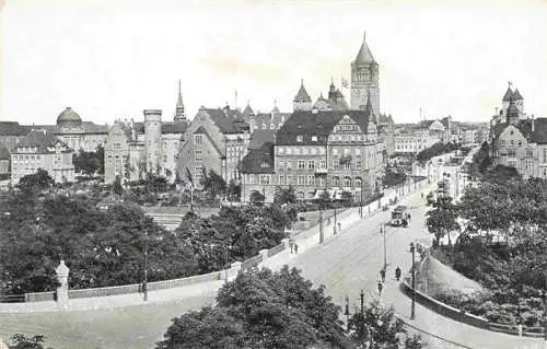 AK / Ansichtskarte  Posen__POZNAN_PL An der Schlossbruecke