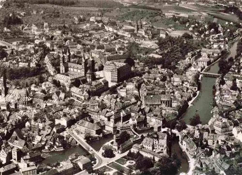 AK / Ansichtskarte  BAMBERG_Bayern Stadtzentrum mit Dom Michaelskirche