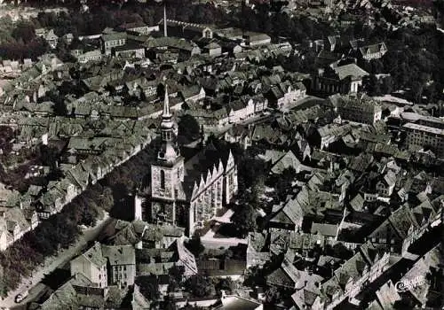 AK / Ansichtskarte  WOLFENBueTTEL Teilansicht mit Marienkirche