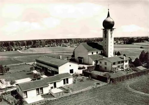 AK / Ansichtskarte  Baierbrunn_Bayern Pfarrkirche St. Peter und Paul Kindergarten Pfarrzentrum