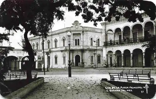 AK / Ansichtskarte  Guzman_Ciudad_Guzman_Mexico Esquina de la Plaza Principal