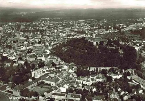 AK / Ansichtskarte 73972761 Siegburg_NRW mit Abtei Michaelsberg