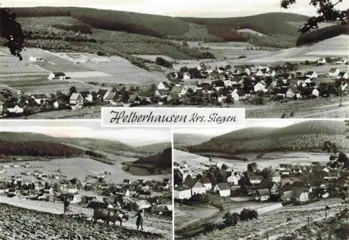 AK / Ansichtskarte  Helberhausen_Hilchenbach_NRW Panorama Gesamtansicht Landwirtschaft