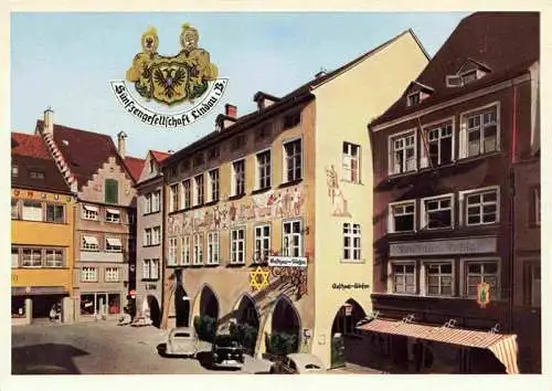 AK / Ansichtskarte 73972784 LINDAU__Bodensee Gasthaus zum Suenfzen Wappen