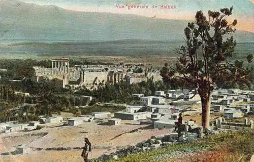 AK / Ansichtskarte 73972807 Balbek__Baalbeck_Baalbek_Lebanon Vue generale Feldpost