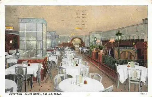 AK / Ansichtskarte  Dallas_Texas_USA Caveteria Baker Hotel