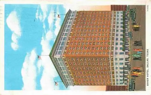 AK / Ansichtskarte  Dallas__Texas_USA Baker Hotel Illustration