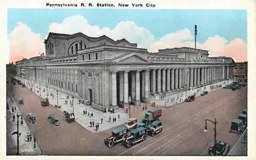 AK / Ansichtskarte 73972873 NEW_YORK_City_USA Pennsylvania Station Illustration