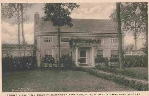 AK / Ansichtskarte 73972890 Saratoga_Springs_New_York_USA Inniscara Home of Chauncey Olcott