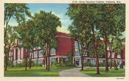 AK / Ansichtskarte  Oshkosh_Wisconsin_USA State Teachers' College Illustration