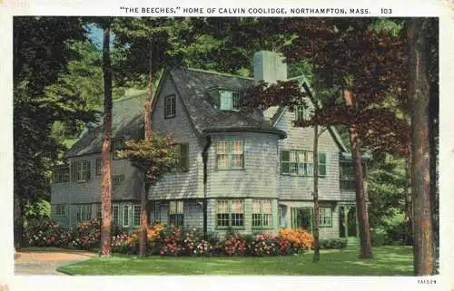 AK / Ansichtskarte 73972906 Northampton_Massachusetts The Beeches Home of Calvin Coolidge