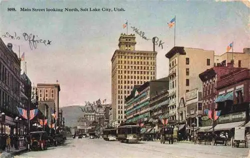 AK / Ansichtskarte  Salt_Lake_City_Utah_USA Main Street looking north